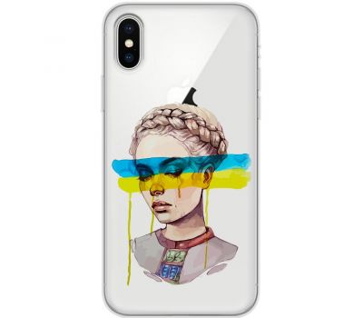 Чохол для iPhone X / Xs MixCase патріотичні плач України