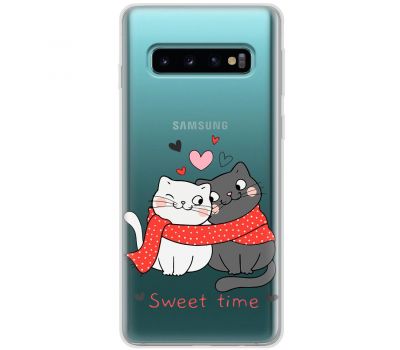 Чохол для Samsung S10 (G973) MixCase день закоханих закохані коти