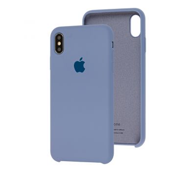 Чохол silicone case для iPhone Xs Max lavander gray