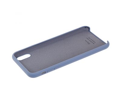 Чохол silicone case для iPhone Xs Max lavander gray 3449009