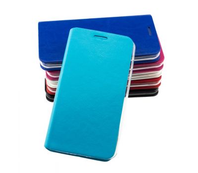 Чохол книжка для Meizu MX4 з магнітом блакитний