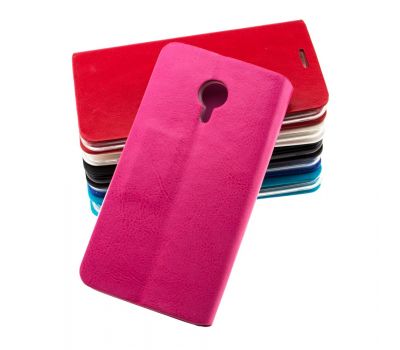 Чохол книжка для Meizu MX4 з рожевим магнітом 345557