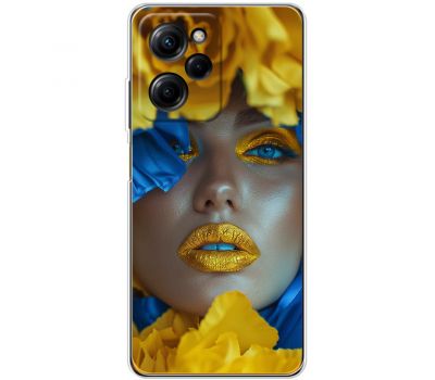 Чохол для Xiaomi Poco X5 Pro / Note 12 Pro Speed MixCase патріотичні макіяж