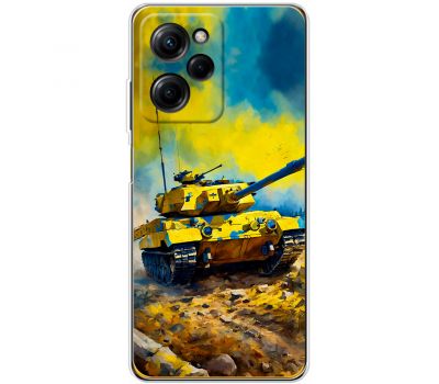 Чохол для Xiaomi Poco X5 Pro / Note 12 Pro Speed MixCase патріотичні танк