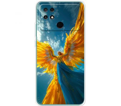 Чохол для Xiaomi Poco С40 MixCase патріотичні ангел українка