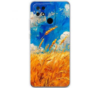 Чохол для Xiaomi Redmi 10C MixCase патріотичні Хліб України фарбою