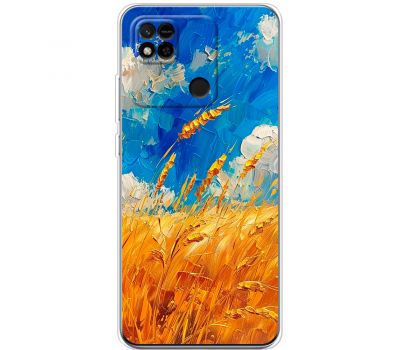 Чохол для Xiaomi Redmi 10A MixCase патріотичні Хліб України фарбою