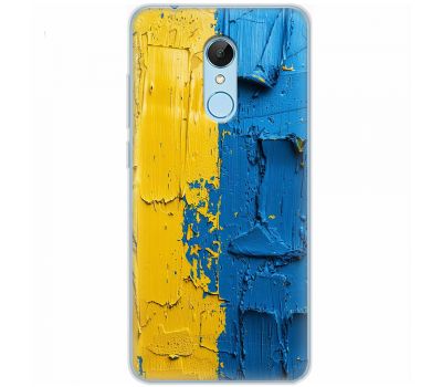 Чохол для Xiaomi Redmi 5 MixCase патріотичні жовто-блакитна фарба