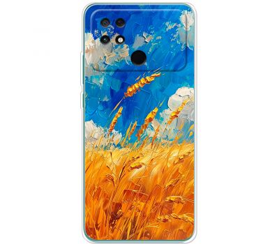 Чохол для Xiaomi Poco С40 MixCase патріотичні Хліб України фарбою