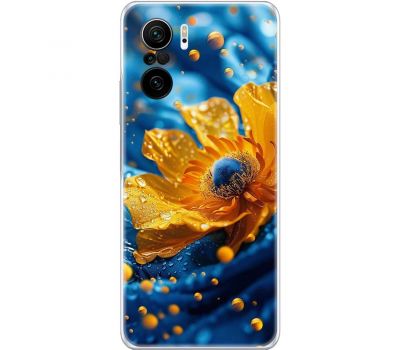 Чохол для Xiaomi Poco F3 MixCase патріотичні жовта квітка