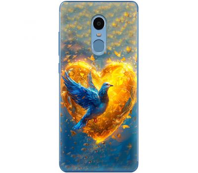 Чохол для Xiaomi Redmi Note 4 / 4x MixCase патріотичні серце та голуб