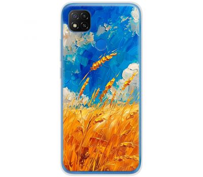 Чохол для Xiaomi Redmi 9C MixCase патріотичні Хліб України фарбою