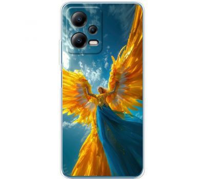 Чохол для Xiaomi Poco X5 / Note 12 5G MixCase патріотичні ангел українка