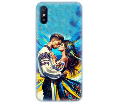 Чохол для Xiaomi Redmi 9A MixCase патріотичні закохана пара