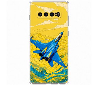 Чохол для Samsung Galaxy S10+ (G975) MixCase патріотичні літак