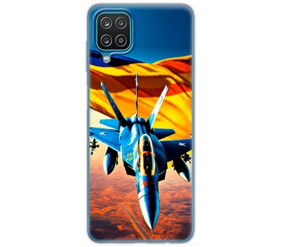 Чохол для Samsung Galaxy A22 / M22 / M32 4G MixCase патріотичні бойовий літак