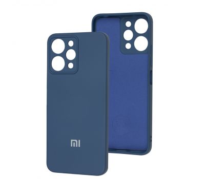 Чохол для Xiaomi Redmi 12 Silicone Full camera navy blue