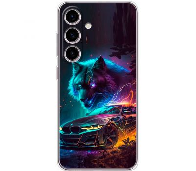 Чохол для Samsung Galaxy S24 MixCase машини bmw вовк