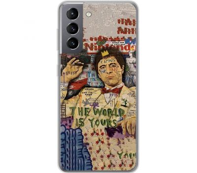Чохол для Samsung Galaxy S21 (G991) MixCase асорті the world is yours