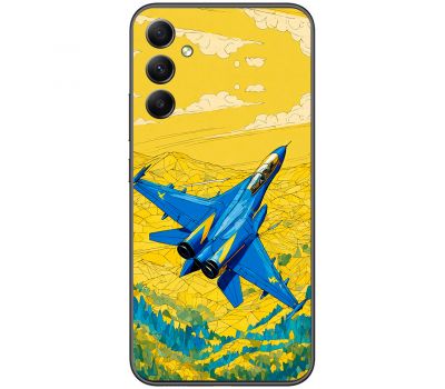 Чохол для Samsung Galaxy A34 (A346) MixCase патріотичні літак