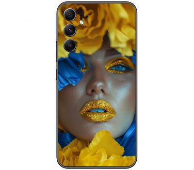 Чохол для Samsung Galaxy A34 (A346) MixCase патріотичні макіяж