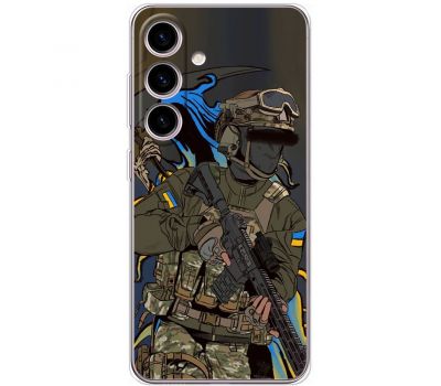 Чохол для Samsung Galaxy S24 MixCase патріотичні військовий