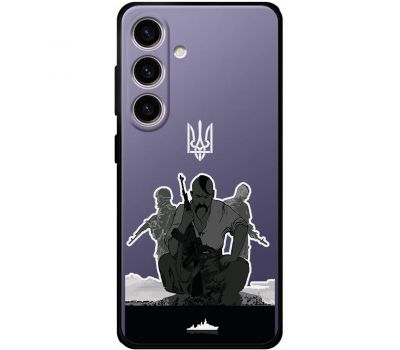 Чохол для Samsung Galaxy S24 MixCase патріотичні козак з автоматом