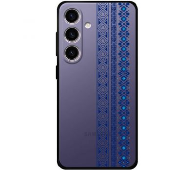 Чохол для Samsung Galaxy S24 MixCase патріотичні синій колір вишиванки