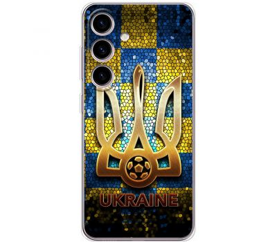 Чохол для Samsung Galaxy S24 MixCase патріотичні позолочений тризуб