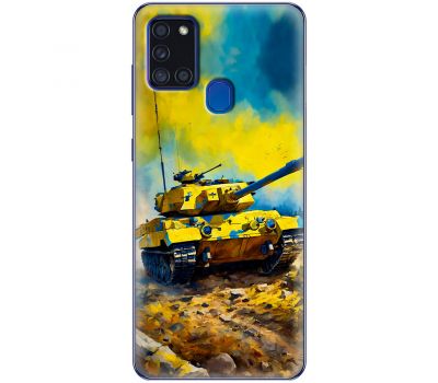 Чохол для Samsung Galaxy A21s (A217) MixCase патріотичні танк