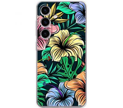 Чохол для Samsung Galaxy S24 MixCase квіти тропіки