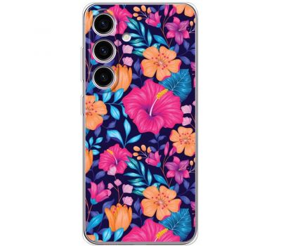 Чохол для Samsung Galaxy S24 MixCase квіти яскраві