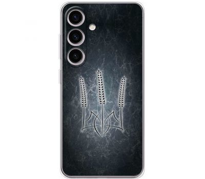 Чохол для Samsung Galaxy S24 MixCase патротичні Тризуб з пшениці