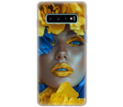 Чохол для Samsung Galaxy S10 (G973) MixCase патріотичні макіяж