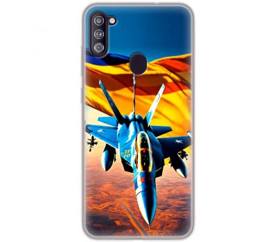 Чохол для Samsung Galaxy A11 / M11 MixCase патріотичні бойовий літак