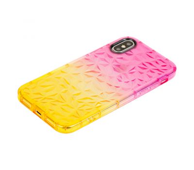 Чохол Gradient Gelin для iPhone X / Xs case рожево-жовтий 3453111