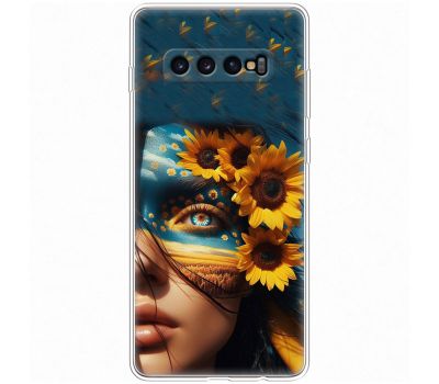 Чохол для Samsung Galaxy S10+ (G975) MixCase патріотичні сяйво в очах
