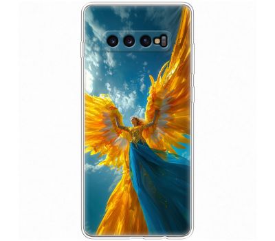 Чохол для Samsung Galaxy S10+ (G975) MixCase патріотичні ангел українка