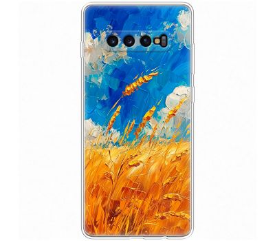 Чохол для Samsung Galaxy S10+ (G975) MixCase патріотичні Хліб України фарбою