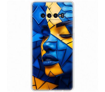 Чохол для Samsung Galaxy S10+ (G975) MixCase патріотичні геометрія обличчя