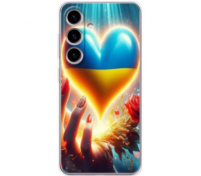 Чохол для Samsung Galaxy S24 MixCase асорті Серце в долоні