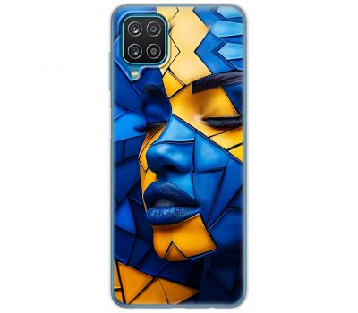 Чохол для Samsung Galaxy A22 / M22 / M32 4G MixCase патріотичні геометрія обличчя