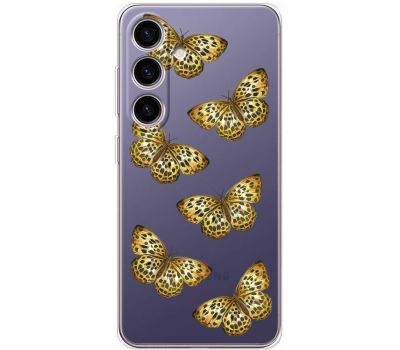 Чохол для Samsung Galaxy S24 MixCase Леопард метелика