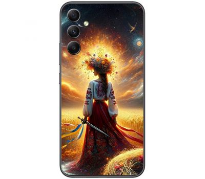 Чохол для Samsung Galaxy A34 (A346) MixCase патріотичні жінка у вишиванці