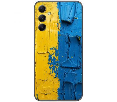 Чохол для Samsung Galaxy A34 (A346) MixCase патріотичні жовто-блакитна фарба