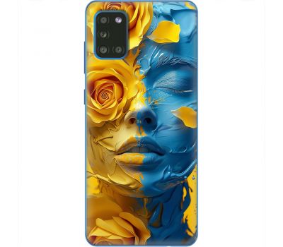 Чохол для Samsung Galaxy A31 (A315) MixCase патріотичні розмальована фарбами