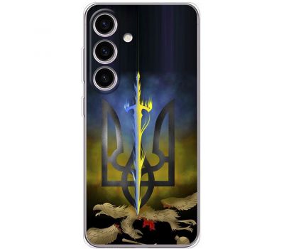 Чохол для Samsung Galaxy S24 MixCase патріотичні меч в тризубі