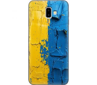 Чохол для Samsung Galaxy J6+ 2018 (J610) MixCase патріотичні жовто-блакитна фарба