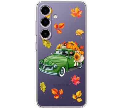 Чохол для Samsung Galaxy S24 MixCase осінь авто з гарбузами