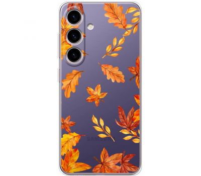 Чохол для Samsung Galaxy S24 MixCase осінь осінні листочки